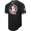 Pro Standard Men’s College Mesh Button Down Top(Black)