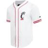 Pro Standard Men’s College Mesh Button Down Top(White/Red)