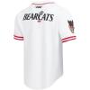 Pro Standard Men’s College Mesh Button Down Top(White/Red)