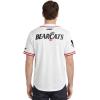 Pro Standard Men’s College Mesh Button Down Top(White/Red)
