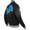 Pro Standard Mens NFL Retro Classics Satin Jacket(Black)