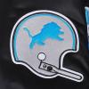 Pro Standard Mens NFL Retro Classics Satin Jacket(Black)