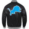Pro Standard Mens NFL Retro Classics Satin Jacket(Black)