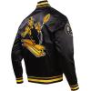 Pro Standard Mens NFL Retro Classics Satin Jacket(Black/Yellow)