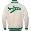 Pro Standard Mens NFL Retro Classics Satin Jacket(Eggshell/ Kelly Green)