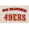 Pro Standard Mens NFL Retro Classics Satin Jacket(Eggshell/ Red)
