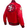 Pro Standard Mens NFL Retro Classics Satin Jacket(Red/Black)