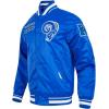 Pro Standard Mens NFL Retro Classics Satin Jacket(Royal Blue)