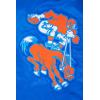 Pro Standard Mens NFL Retro Classics Satin Jacket(Royal Blue/Orange)