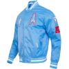 Pro Standard Mens NFL Retro Classics Satin Jacket(University Blue)