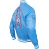 Pro Standard Mens NFL Retro Classics Satin Jacket(University Blue)