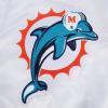 Pro Standard Mens NFL Retro Classics Satin Jacket(White/Black)