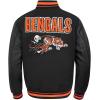 Pro Standard Mens NFL Retro Classics Varsity Jacket(Black/Orange)