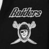 Pro Standard Mens NFL Retro Classics Varsity Jacket(Black/White)
