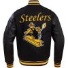 Pro Standard Mens NFL Retro Classics Varsity Jacket(Black/Yellow)