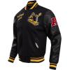 Pro Standard Mens NFL Retro Classics Varsity Jacket(Black/Yellow)
