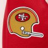 Pro Standard Mens NFL Retro Classics Varsity Jacket(Eggshell/ Red)