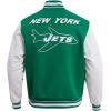 Pro Standard Mens NFL Retro Classics Varsity Jacket(Kelly Green/ White)