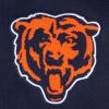 Pro Standard Mens NFL Retro Classics Varsity Jacket(Midnight Navy/Orange/Midnight Navy)