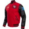 Pro Standard Mens NFL Retro Classics Varsity Jacket(Red/Black)