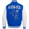 Pro Standard Mens NFL Retro Classics Varsity Jacket(Royal Blue/White)