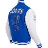 Pro Standard Mens NFL Retro Classics Varsity Jacket(Royal Blue/White)