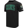 Pro Standard NBA Mens Mens NBA Boston Celtics Classic Player Cotton Short Sleeve Tee(Black)