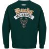 Pro Standard NBA mens Mens Nba Best of Fleece Crewneck Sweatshirt(Forest Green)