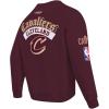 Pro Standard NBA mens Mens Nba Best of Fleece Crewneck Sweatshirt(Wine)