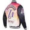 Pro Standard NBA mens Mens Nba Sublimated Satin Jacket(Black)