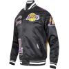Pro Standard NBA mens Mens Nba Sublimated Satin Jacket(Black)