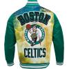 Pro Standard NBA mens Mens Nba Sublimated Satin Jacket(Kelly Green)