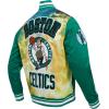 Pro Standard NBA mens Mens Nba Sublimated Satin Jacket(Kelly Green)