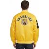 Pro Standard NCAA mens Mens College Classic Chenille Satin Jacket(Yellow)