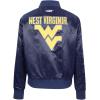 Pro Standard NCAA womens/Female Womens College Classic Essentials Ribbed Satin Jacket(Midnight Navy)