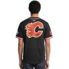 Pro Standard NHL Mens Mens NHL Mesh Button Down Top(Black/Red)