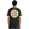 Pro Standard NHL Mens Mens NHL Mesh Button Down Top(Black/Yellow)