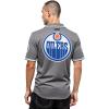 Pro Standard NHL Mens Mens NHL Mesh Button Down Top(Gray)