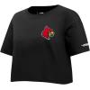 Pro Standard Women’s College Classic Chenille Short Sleeve Boxy Tee(Black)