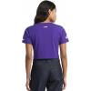 Pro Standard Women’s College Classic Chenille Short Sleeve Boxy Tee(Purple)