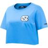 Pro Standard Women’s College Classic Chenille Short Sleeve Boxy Tee(University Blue)