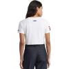 Pro Standard Women’s College Classic Chenille Short Sleeve Boxy Tee(White)