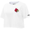 Pro Standard Women’s College Classic Chenille Short Sleeve Boxy Tee(White)