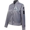 Pro Standard Womens College Classic Essentials Satin Jacket(Gray)