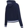 Pro Standard Womens NFL Mash Up Cropped Pullover Hoodie(Midnight Navy)