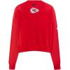 Womens NFL Game Day Classics Cotton Double Knit Crewneck Sweatshirt(Red)