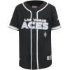 Big Boys WNBA Mesh Button Down Top(Black/Gray)