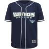 Big Boys WNBA Mesh Button Down Top(Midnight Navy)