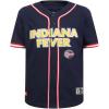Big Boys WNBA Mesh Button Down Top(Midnight Navy/Red)