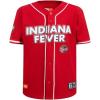 Big Boys WNBA Mesh Button Down Top(Red)